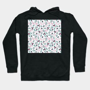 Watercolor Holiday Florals Hoodie